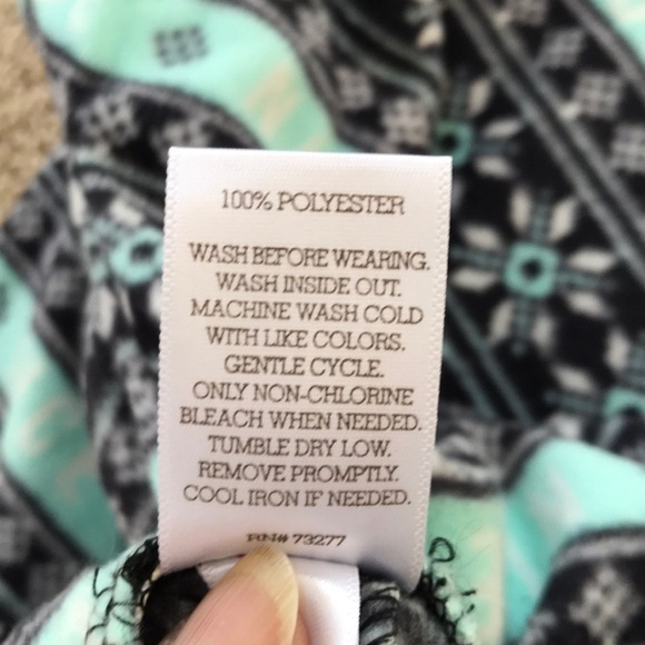 NWT! SO green size M fleece pajama set - Picture 4 of 5